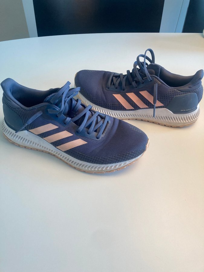 Adidas Solarglide 4, Blå, Storlek 42!