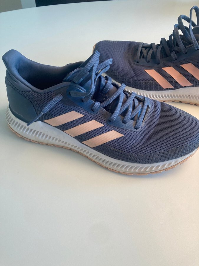 Adidas Solarglide 4, Blå, Storlek 42!