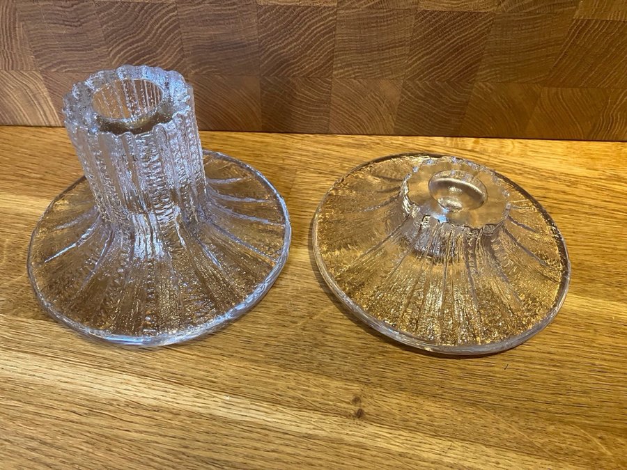 Bolero ljusstakar 2 stycken Iittala Finland