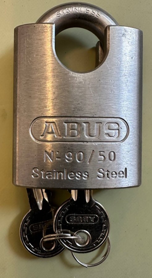 ABUS Rostfritt Stål N-90/50