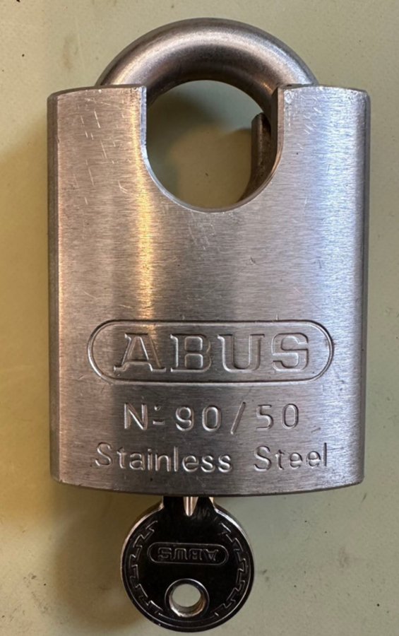 ABUS Rostfritt Stål N-90/50