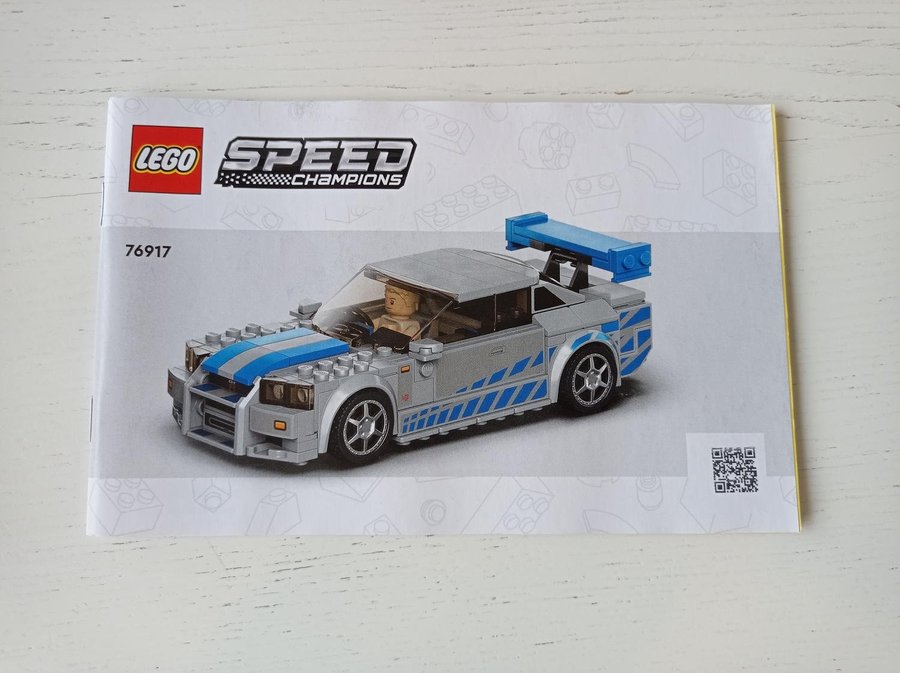 Lego 76917 Nissan Skyline GT-R Instruktionsbok