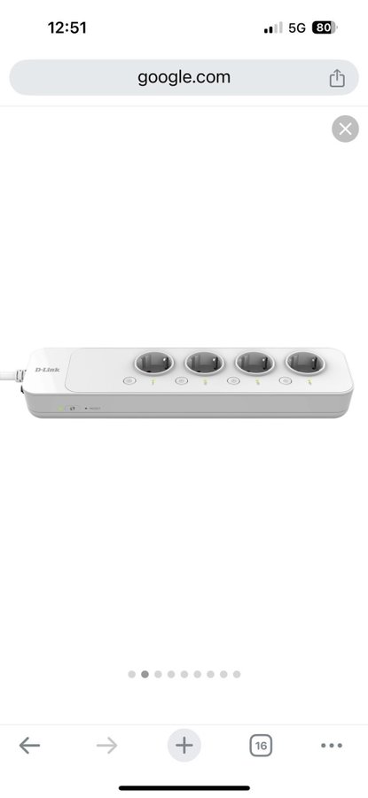 D-Link DSP-W245 WiFi Grenuttag/Powerstrip