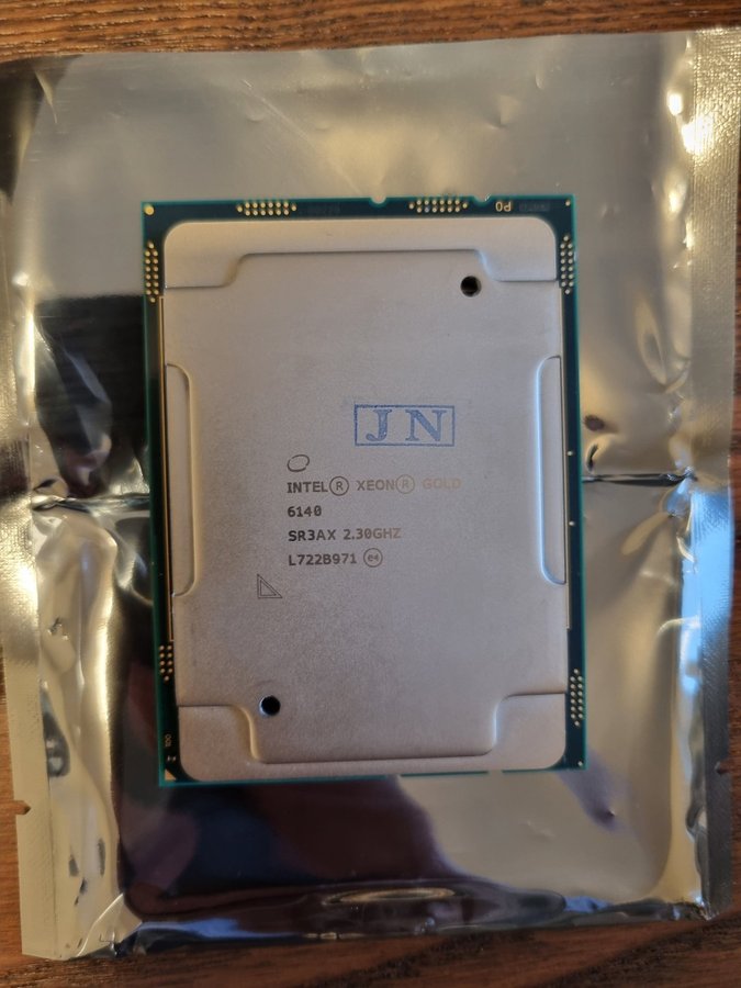 Intel XEON Gold 6140 Processor, Cores 18, Threads 36, socket 3647