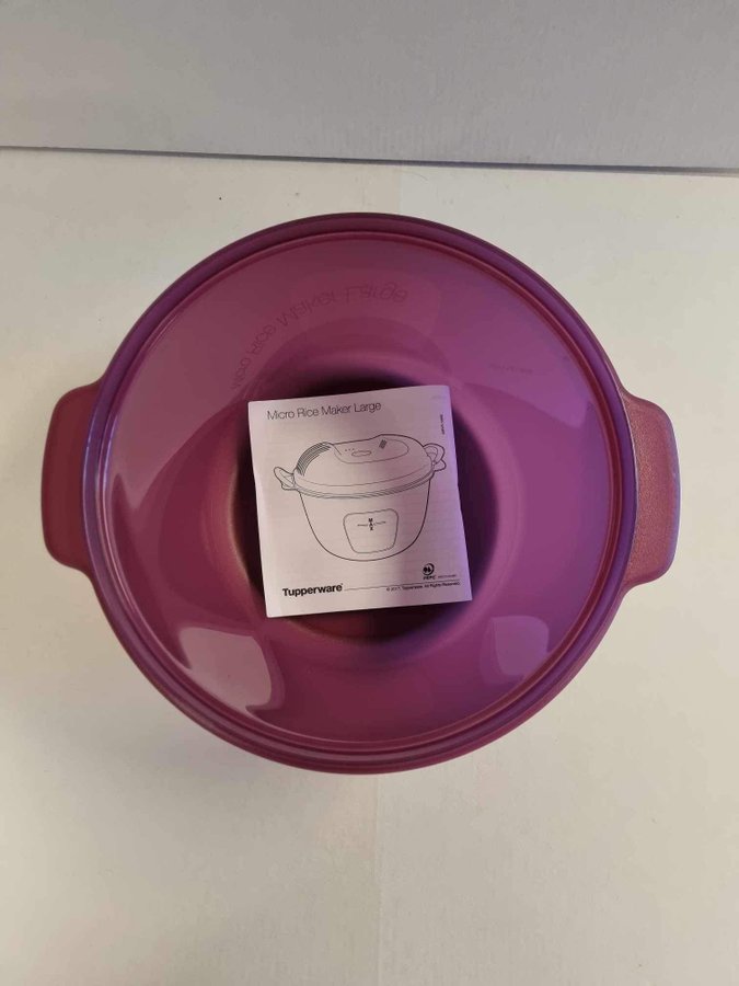 Tupperware Stor Easy Rice, riskokare, lila, HELT NY!