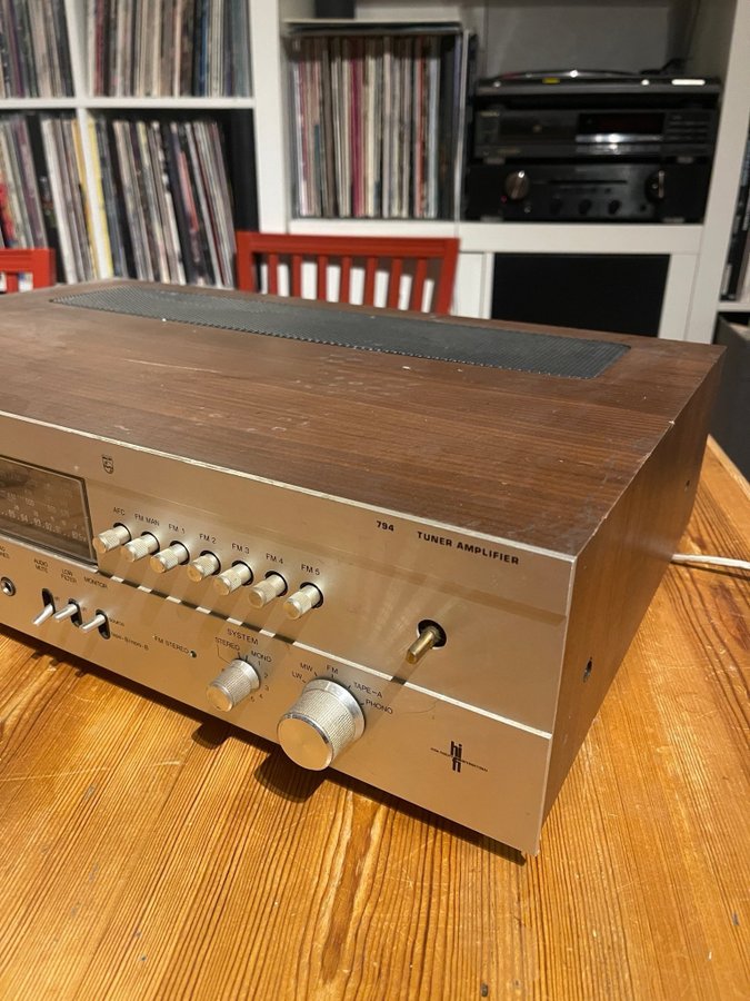 Philips 794 Tuner Amplifier förstärkare stereo vinyl hifi retro