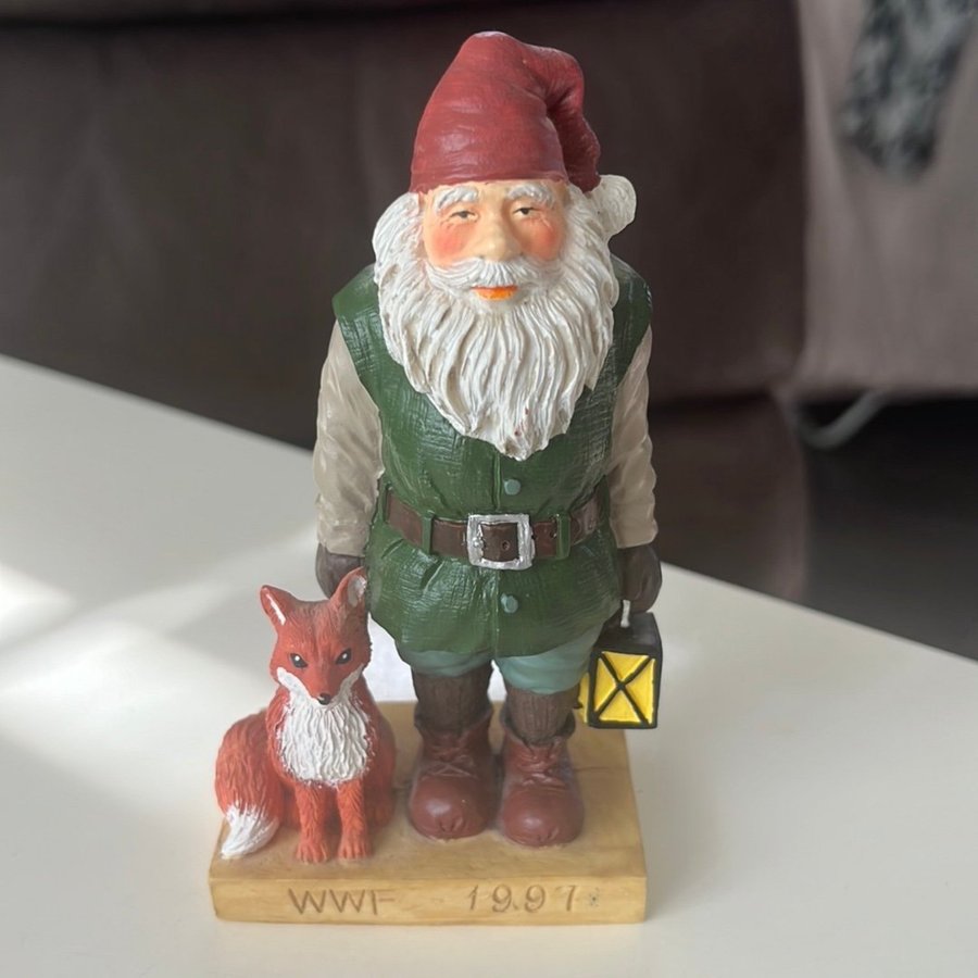 WWF Tomte med räv 1997