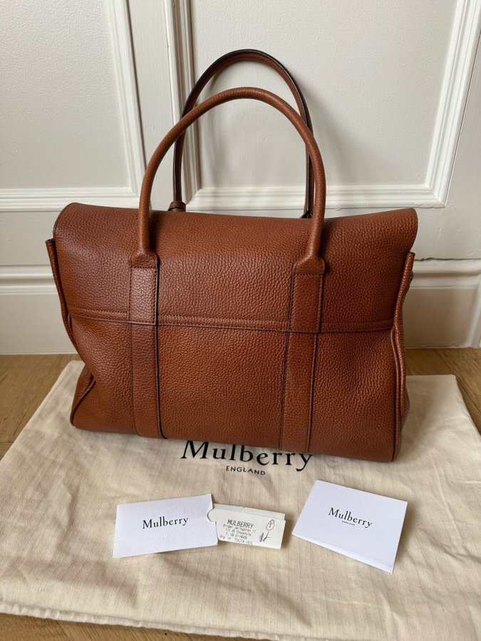 Mulberry Bayswater Oak Classic Grain ST handväska