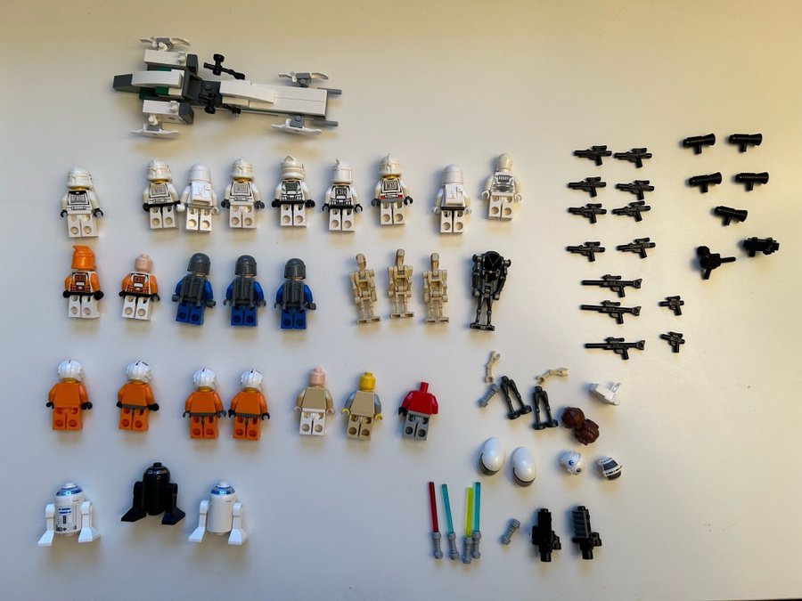 Lego Star Wars Minifigurer  diverse star wars material