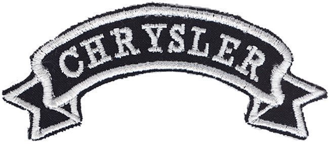 Broderat tygmärke Chrysler