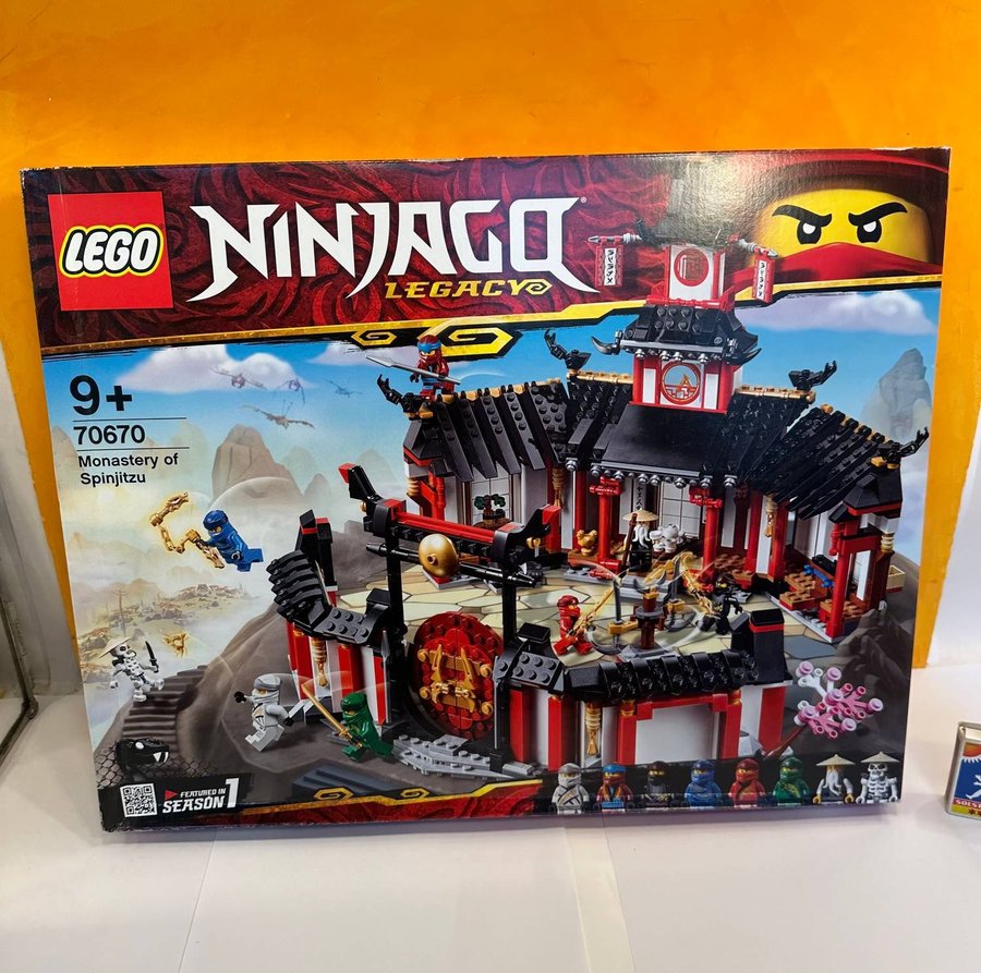 LEGO 70670 Ninjago "Monastery of Spinjitzu” - från 2019, oöppnad