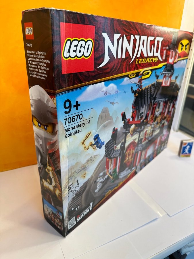 LEGO 70670 Ninjago "Monastery of Spinjitzu” - från 2019, oöppnad