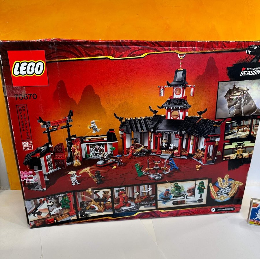 LEGO 70670 Ninjago "Monastery of Spinjitzu” - från 2019, oöppnad