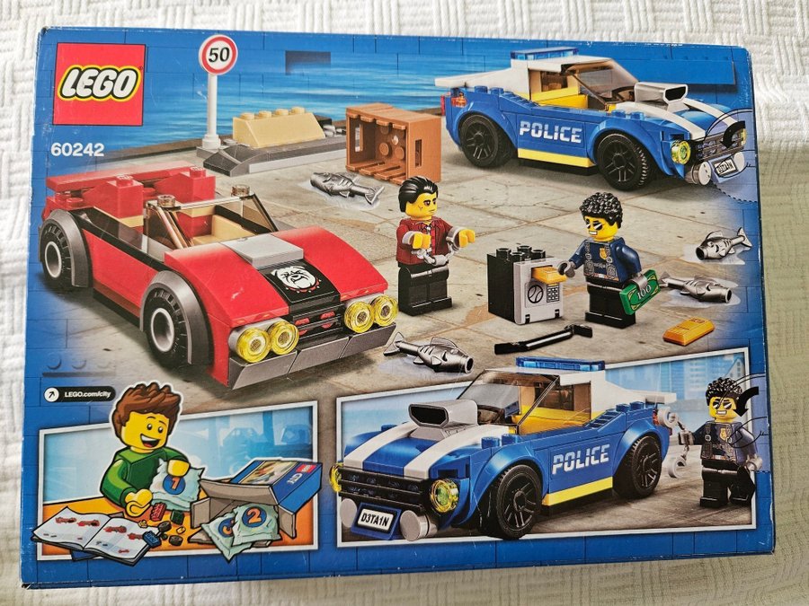 LEGO City 60256 Racebilar  60242 Polisjakt