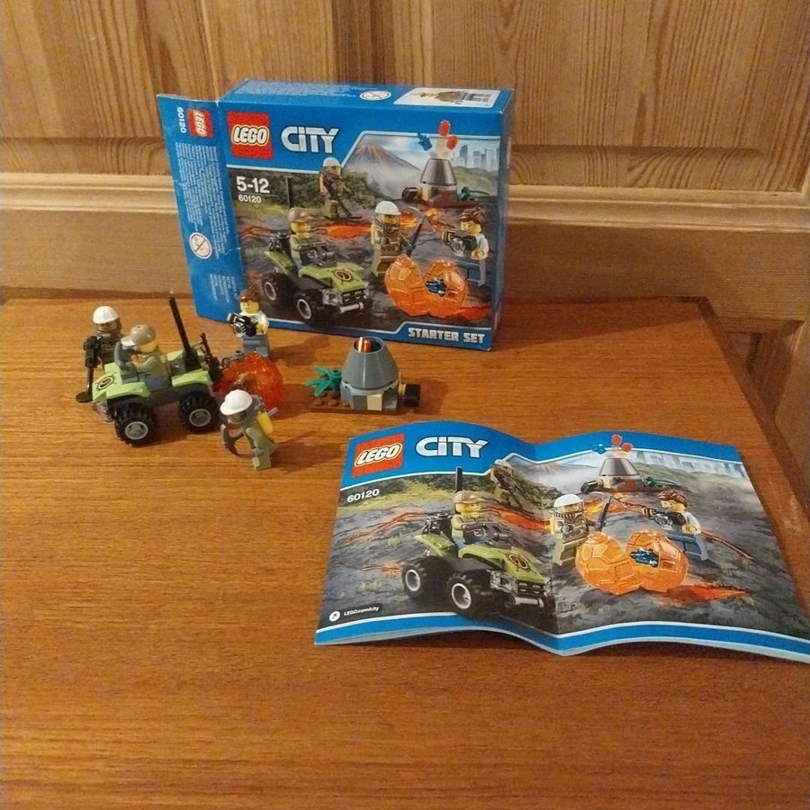 Lego City 60120 Vulkanutbrott Starter Set