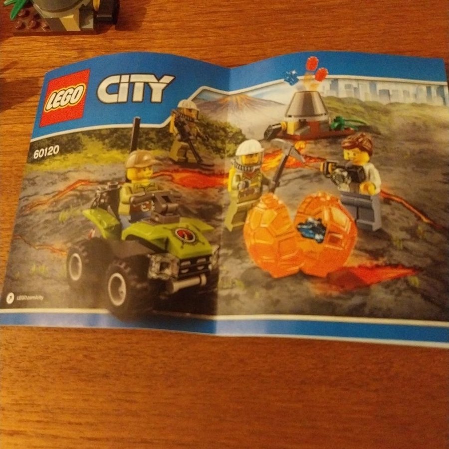 Lego City 60120 Vulkanutbrott Starter Set