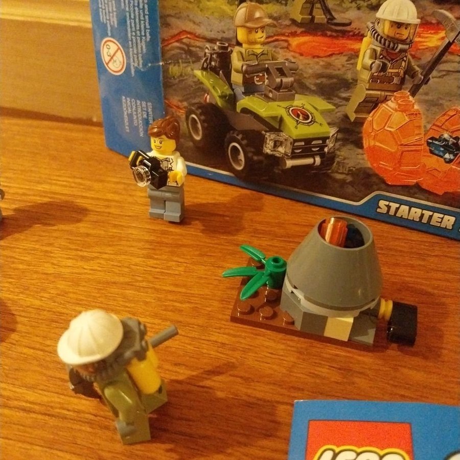 Lego City 60120 Vulkanutbrott Starter Set