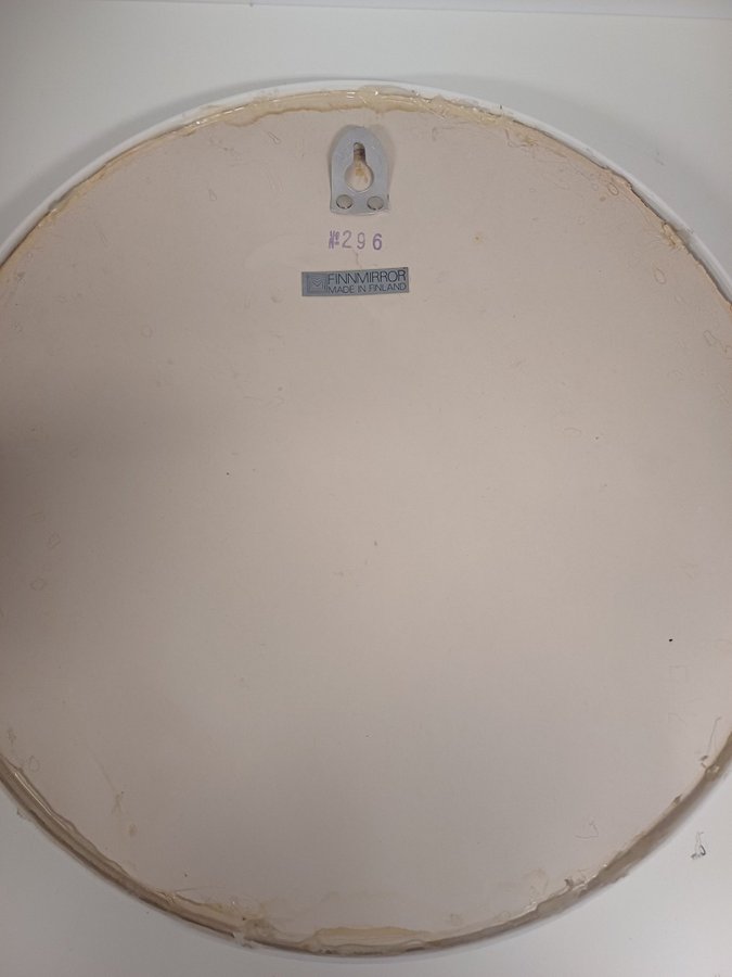 VACKER VINTAGE SPEGEL MED PLASTRAM FINNMIRROR FINLAND