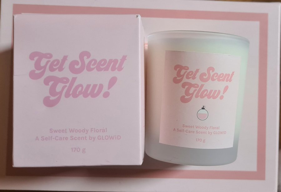 NY! GLOWiD Get Scent GLOWiD Candle Tonkabönor Vanilj Körsbärsblom Värde 399SEK