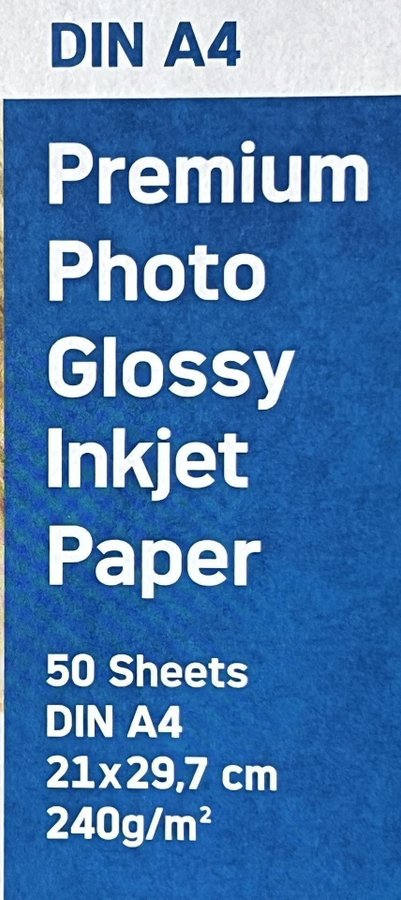 Premium Photo Glossy Inkjet Paper AGFA 240 GSM