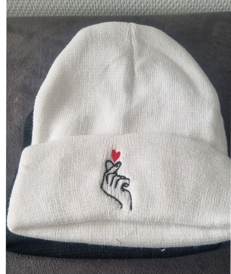 Witte beanie