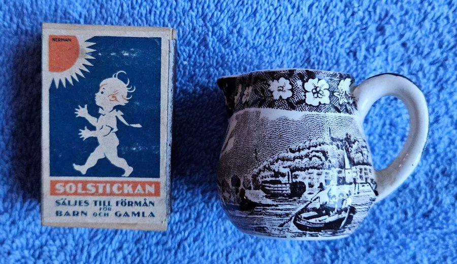 Miniatyr kanna Palissy Pottery England