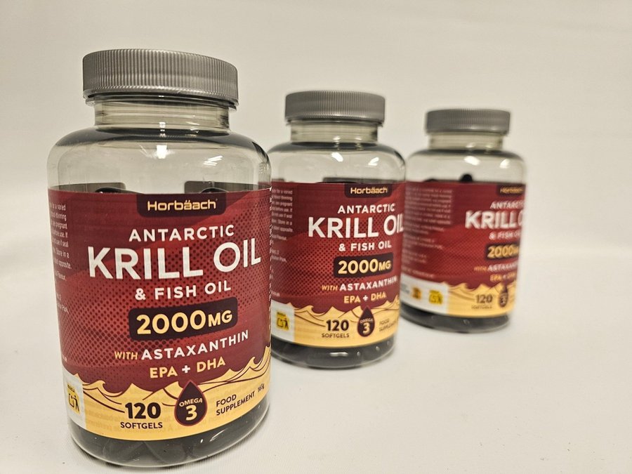 3st Horbaach Antarctic Krill Oil  Fish Oil 2000mg