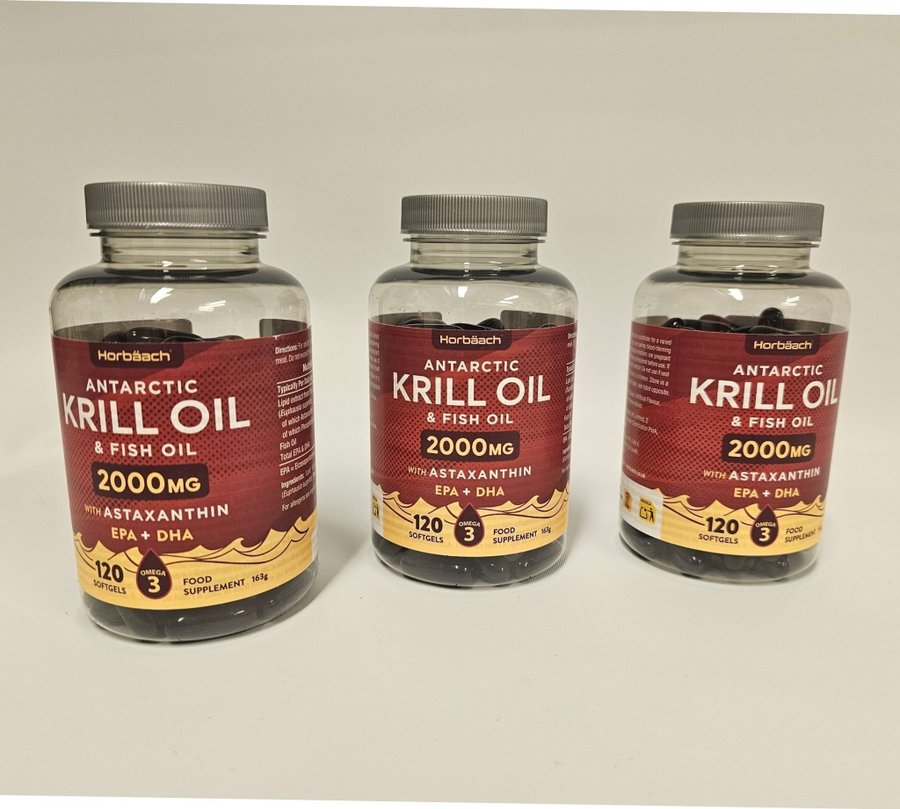 3st Horbaach Antarctic Krill Oil  Fish Oil 2000mg