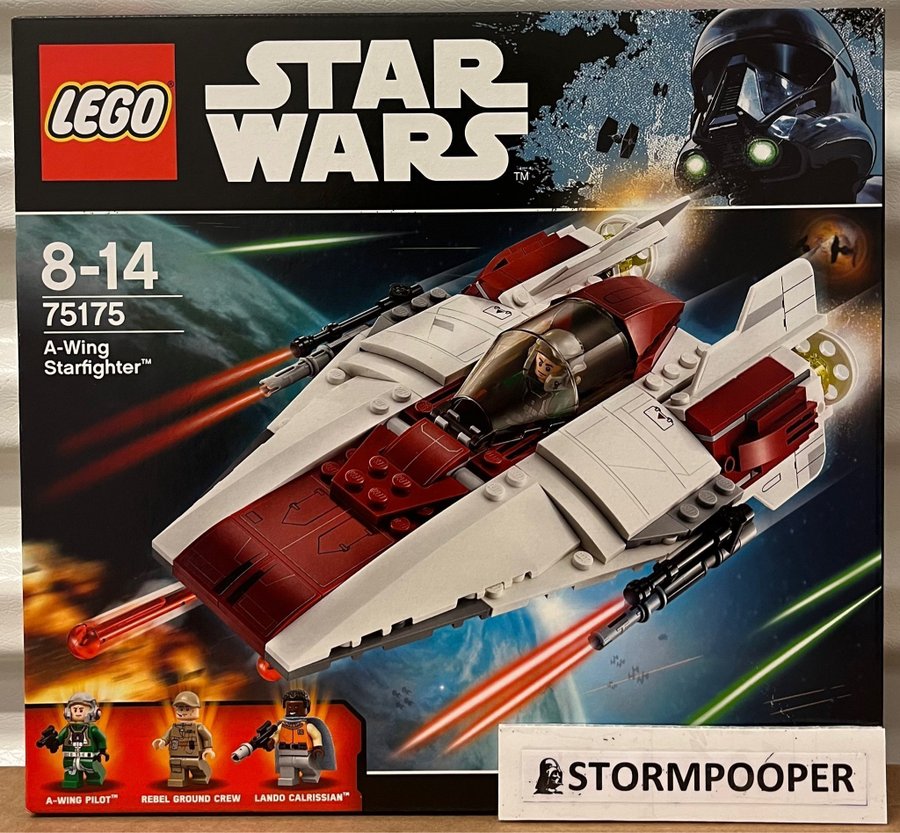 LEGO 75175 Star Wars "A-Wing” - från 2017 oöppnad / förseglad!