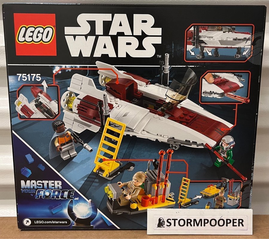 LEGO 75175 Star Wars "A-Wing” - från 2017 oöppnad / förseglad!