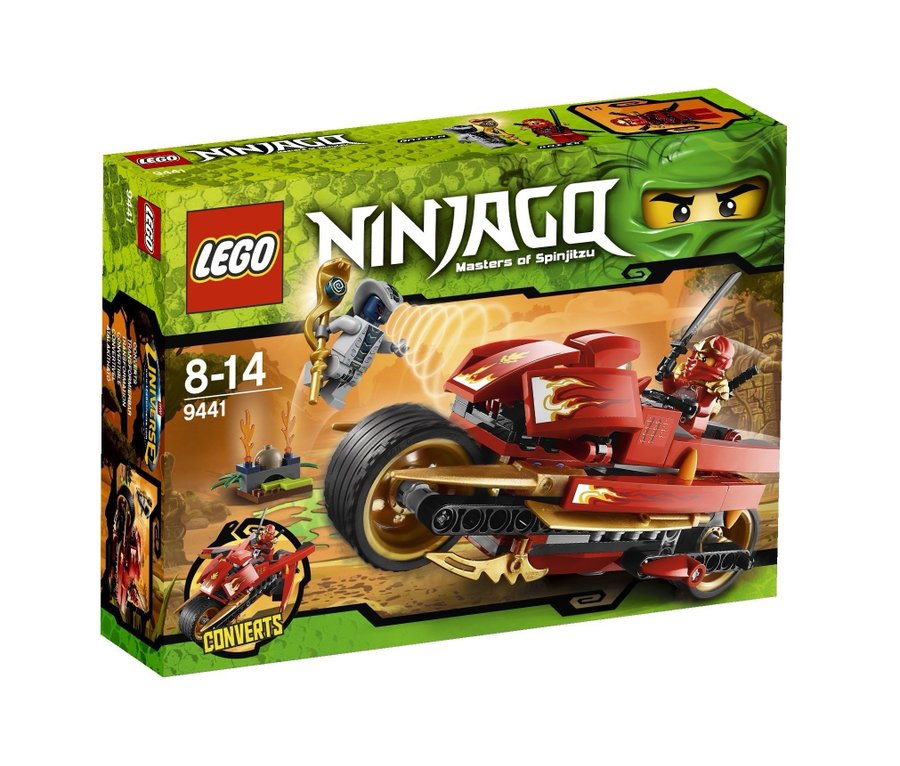 LEGO Ninjago 9441 - Jay's Lightning Cycle komplett