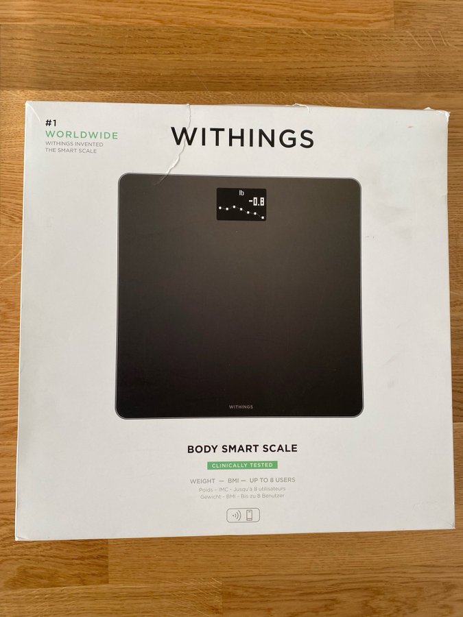 Våg - Withings Body Smart Scale modell WBS06S