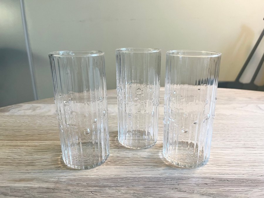 TAPIO WIRKKALA MESI SAFTGLAS HIGHBALL GROGGLAS GLAS HÖGA