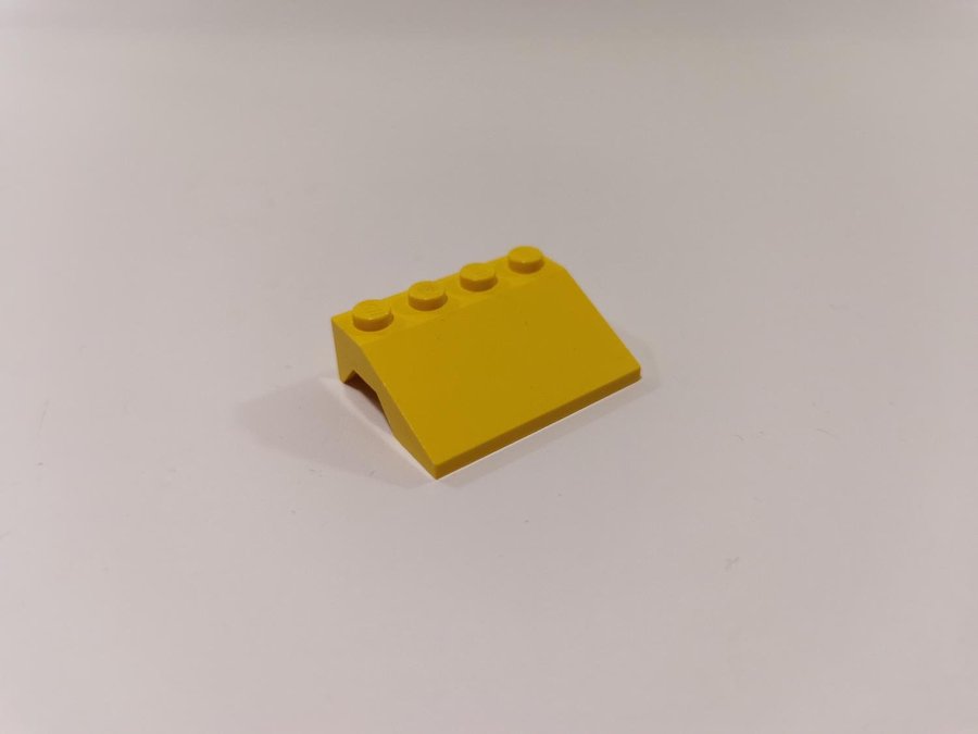 Lego - hjulhus - slope - 3x4 - part 2513 - gul