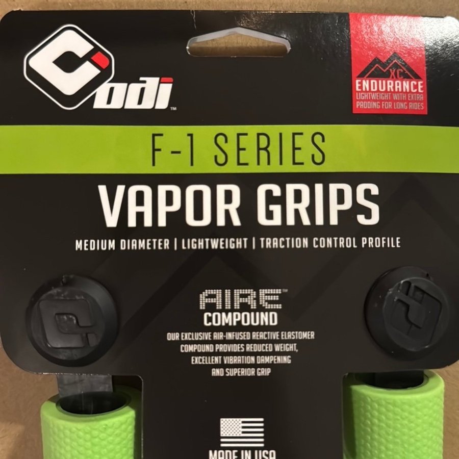 ODI F-1 Series Vapor Grips - Grønne