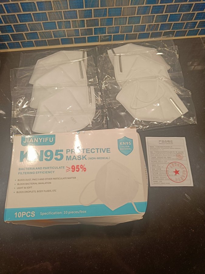 Protective mask - 6 stycken