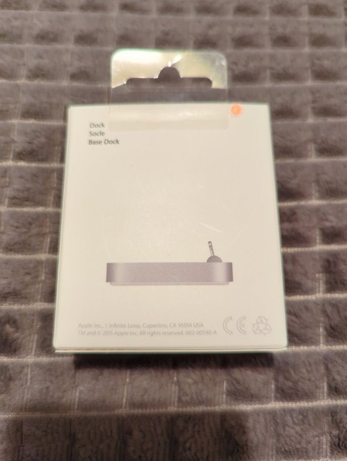 Apple iPhone Lightning Dock - Space Grey, ny i oöppnad förpackning!