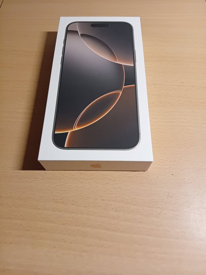 iphone 16 PRO MAX Desert titanium 1TB HELT NY! OÖPPNAD!