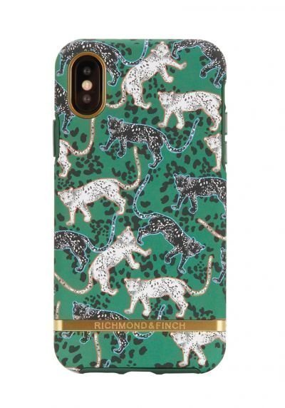 Richmond  Finch Green Leopard Skal för iPhone X / iPhone XS