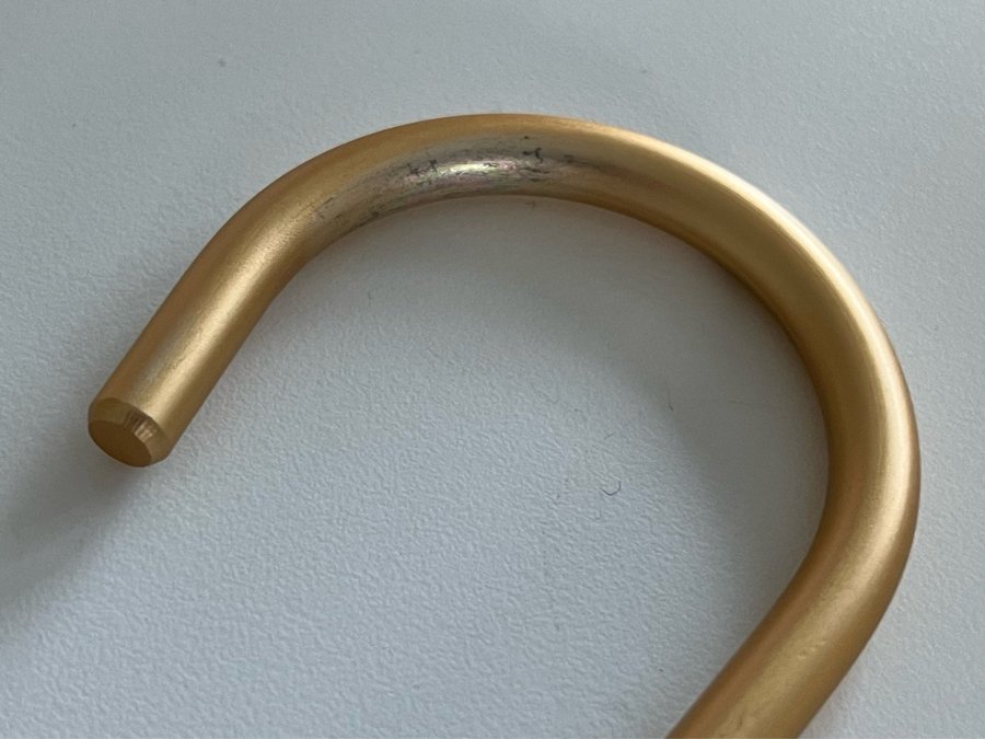 S-krokar guld 11cm