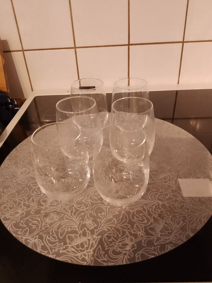 6 stycken Glas från Ikea