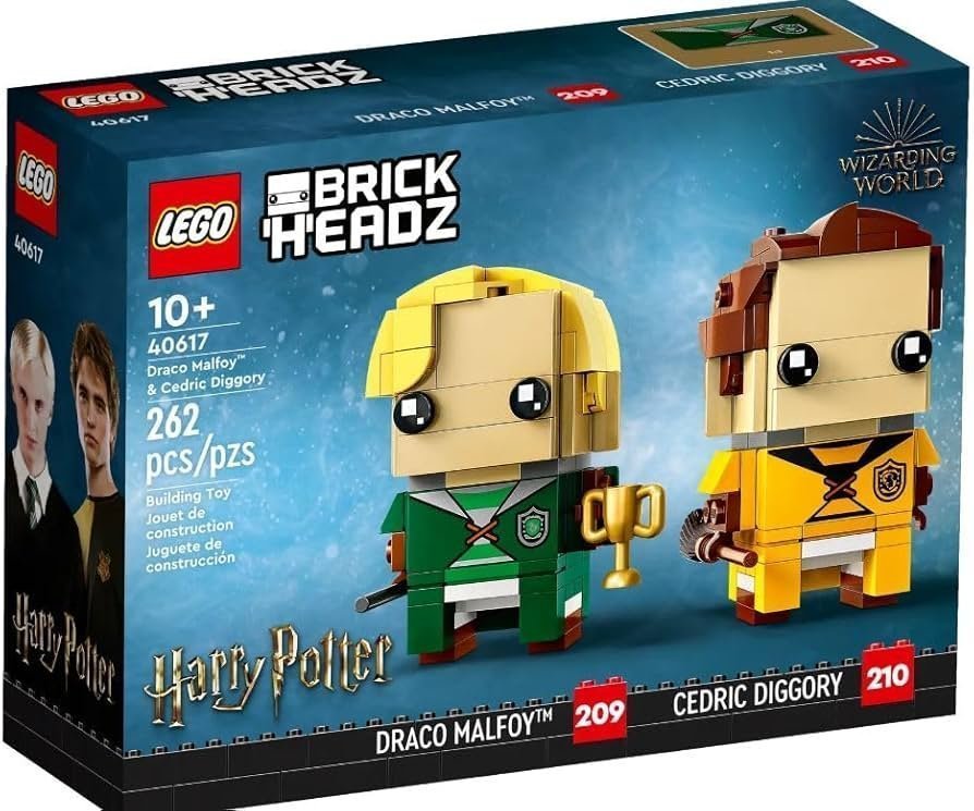 LEGO 40617 BrickHeadz Harry Potter - Draco Malfoy  Cedric Diggory - NYTT