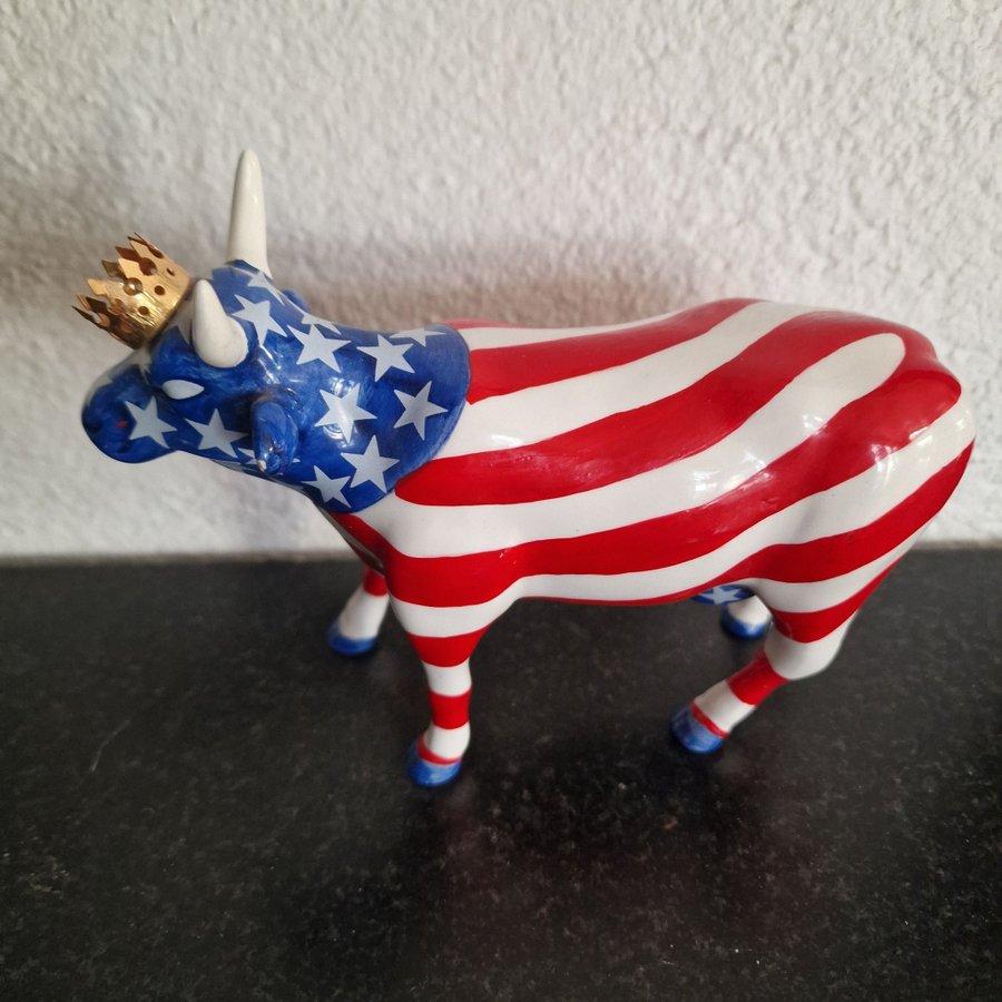 CowParade Ko med Amerikansk Flagga 2001