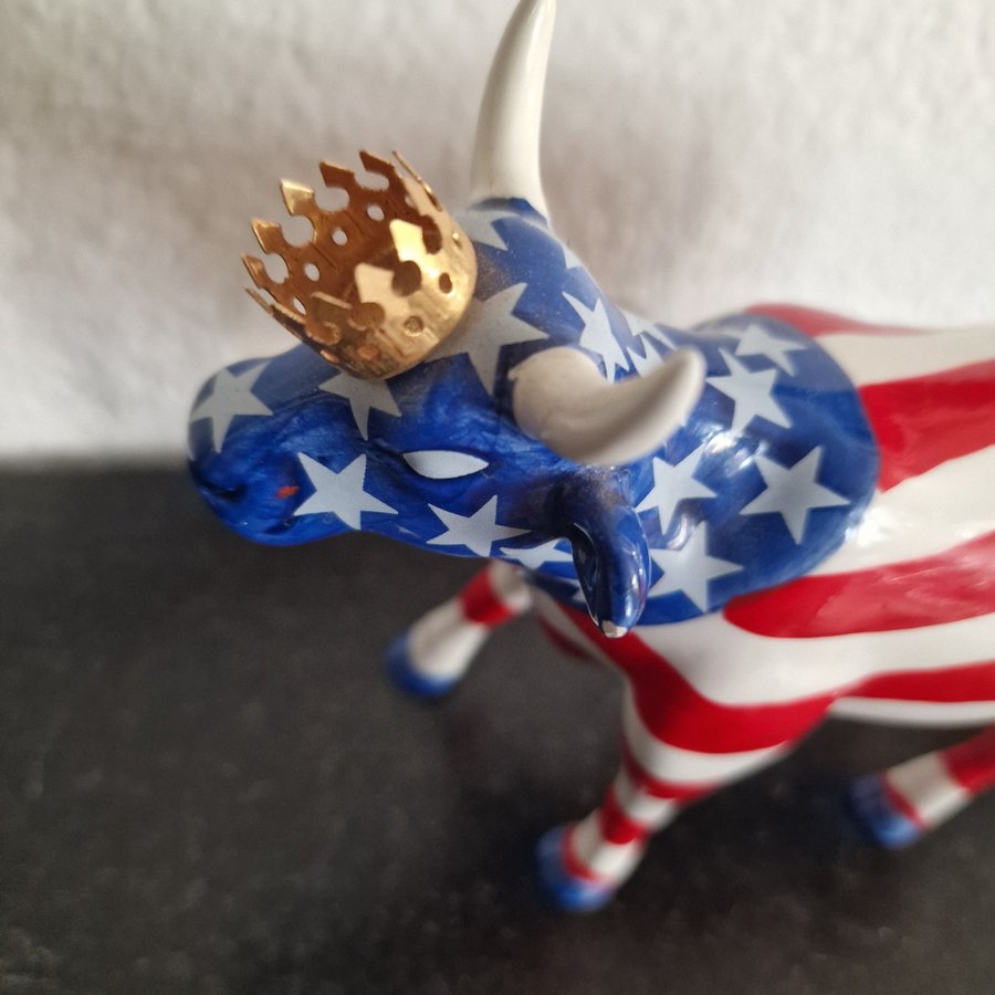 CowParade Ko med Amerikansk Flagga 2001