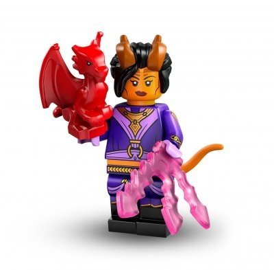 LEGO - Minifigur DUNGEONS  DRAGONS 71047 - Nr 3 Tiefling-trollkarl