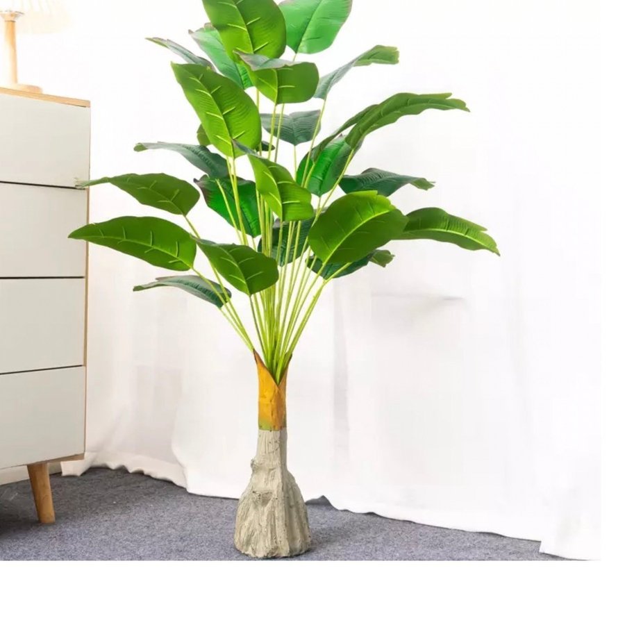 Vacker konstgjord bananpalm 100 cm ny i förpackning!