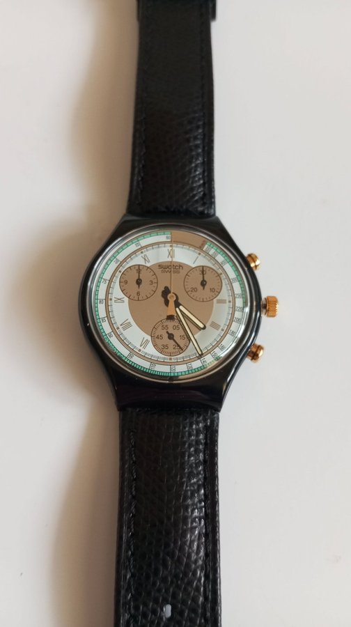 Swatch Chrono - Svart