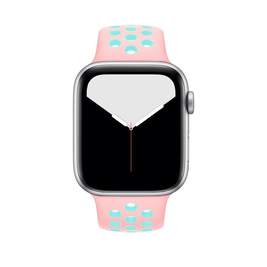 Sport Band 38/40/41/42mm (M/L) Apple Watch Armband - PINK / TURQUOISE