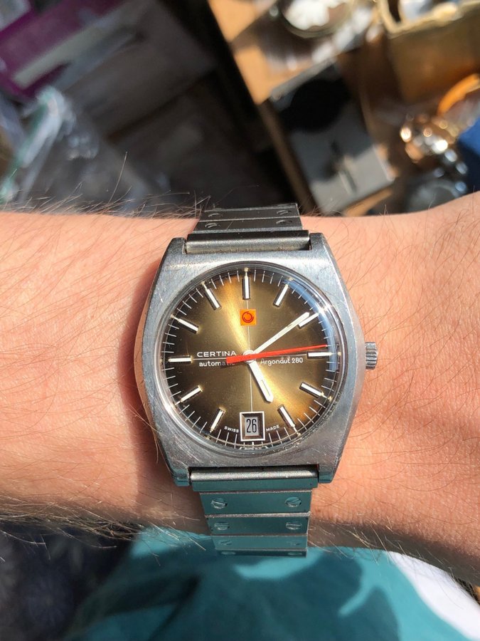 Certina Automatic Argonaut 280 stål 36.5mm