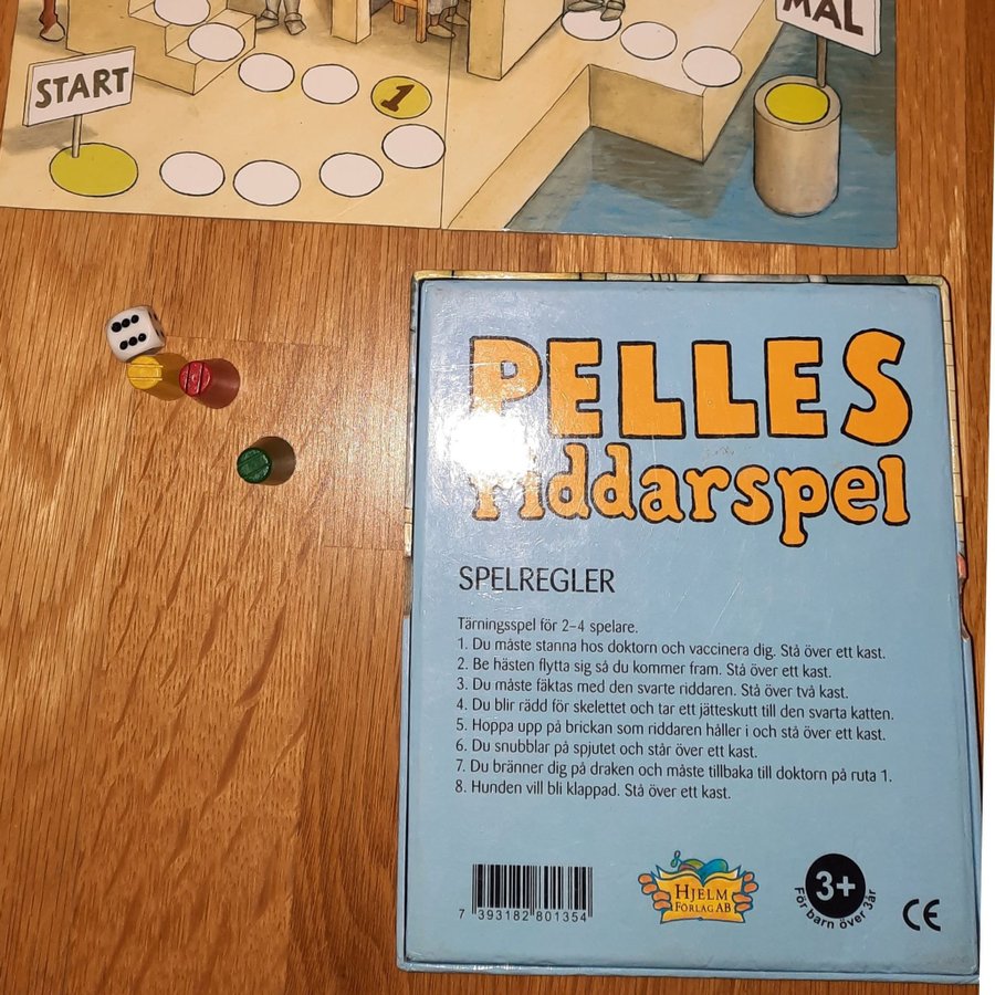 3+ år Pelles riddarspel